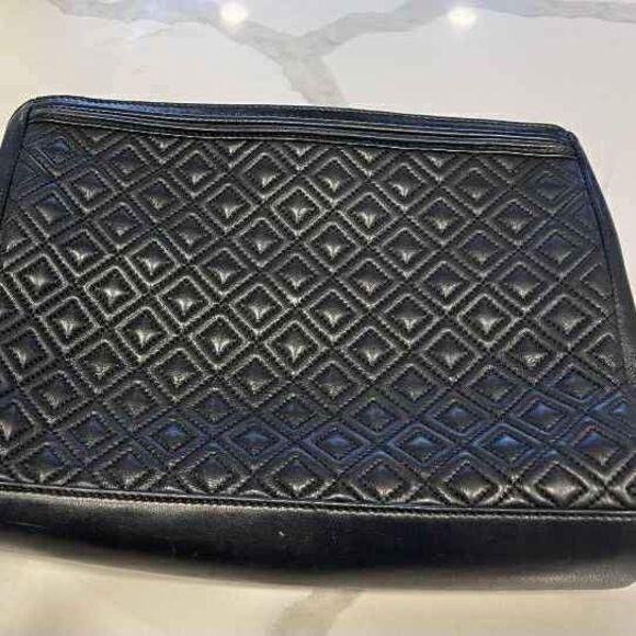 Tory Burch Designer Quilted Leather Fleming tote purse handbag - Picture 5 of 10